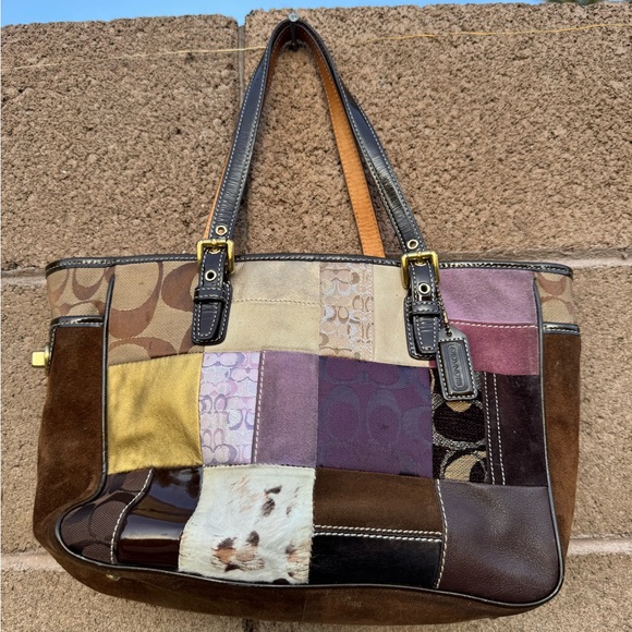 Coach Handbags - Coach Patchwork Bag